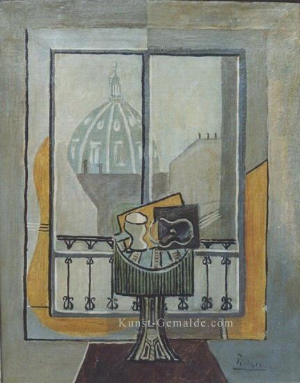 Stillleben devant une fenetre 3 1919 Kubismus Pablo Picasso Ölgemälde